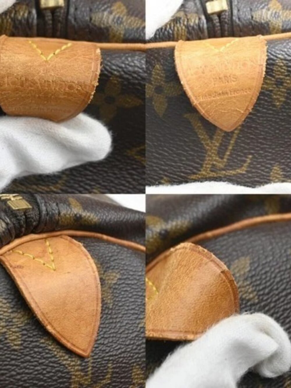 LOUIS VUITTON Keepall 60 Travel Hand Bag Monogram Leather Brown M41422 74YH945 - Picture 12 of 16